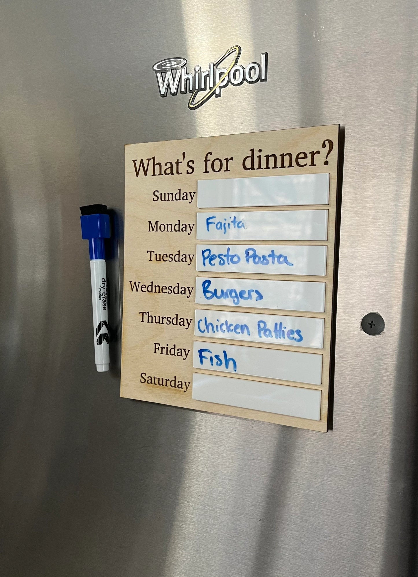 What's for Dinner Weekly Meal Planner