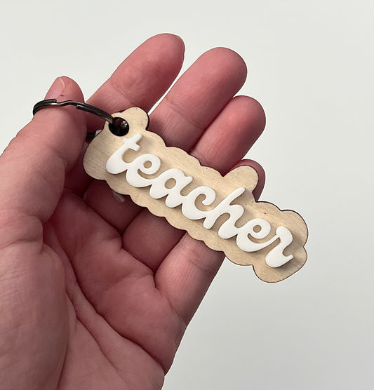 Teacher Keychain